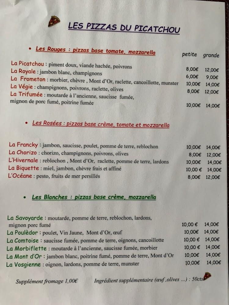 Le Picatchou - Menu Image 1